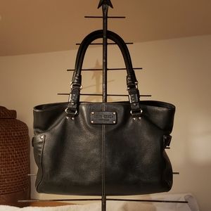 Kate Spade black leather handbag